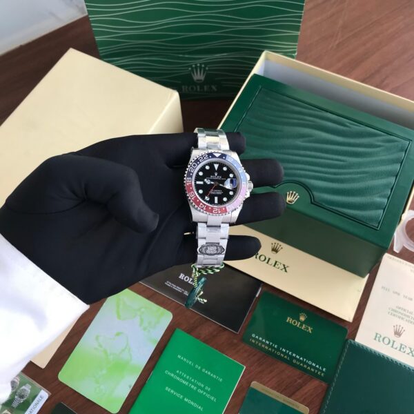 Rolex GMT Matser || Pepsi Edition Swiss ETA Automatic Mens Watch - Image 8