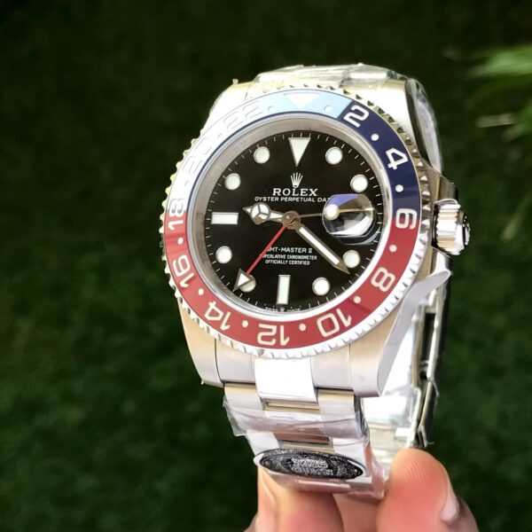 Rolex GMT Matser || Pepsi Edition Swiss ETA Automatic Mens Watch - Image 3