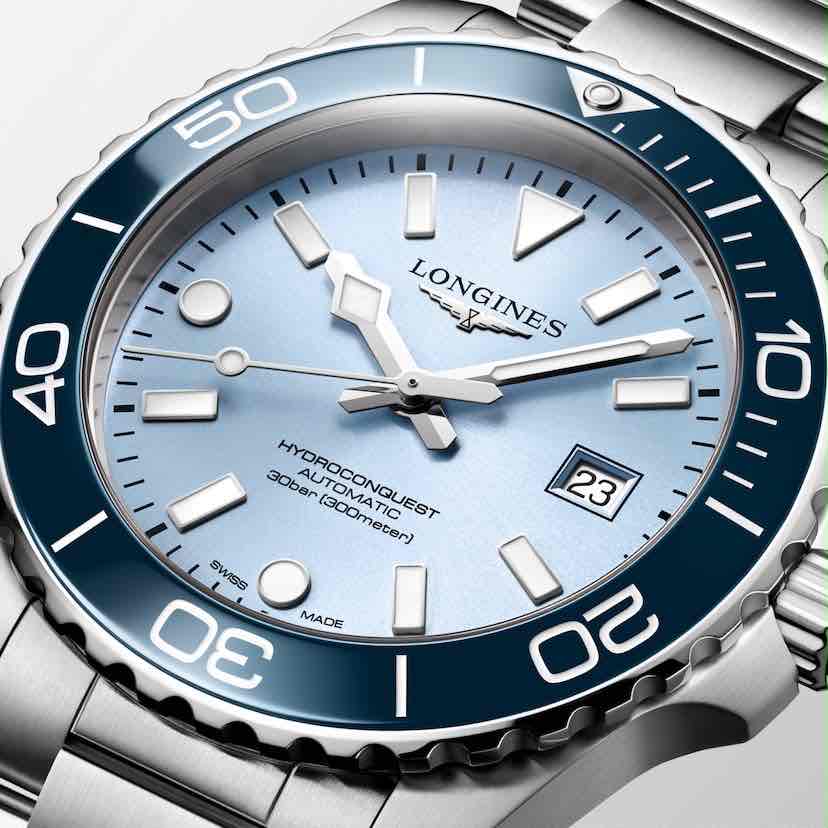 Longines HydroConquest Tiffany Blue Dial 40mm Automatic Men’s Watch - Image 6