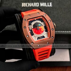 Richard Mille Tourbillon Pharell Williams RM 52-05 Earth orange dial automatic men’s watch