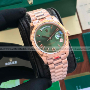 Buy Rolex Day-Date 40 Olive Green Dial 228235 Watch Online