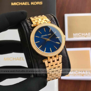 Michael Kors Darci Blue Dial  Gold Tone steel strap MK3406 Women's watch