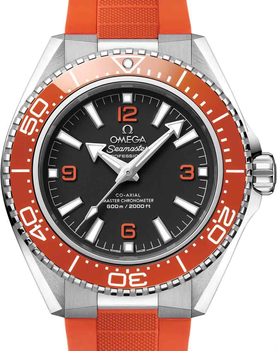 Omega Seamaster Planet Ocean
600M Co-Axial Master Chronometer Black Dial Orange Strap 42mm Automatic Men’s Watch - Image 5