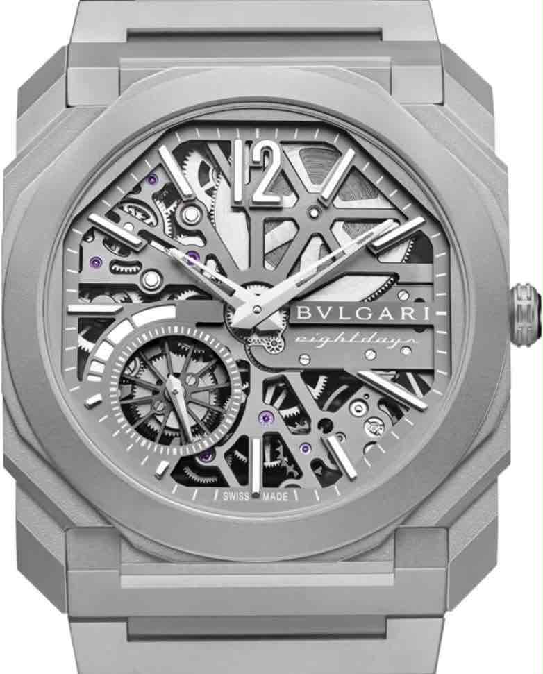 Bvlgari Octo Finissimo 40MM Skeleton Grey Dial Automatic Men’s Watch - Image 3