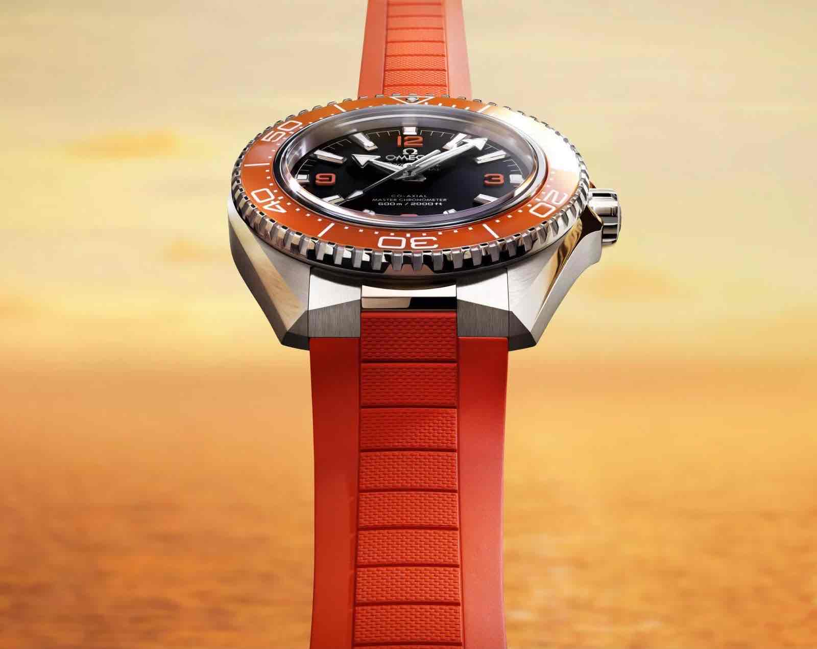 Omega Seamaster Planet Ocean
600M Co-Axial Master Chronometer Black Dial Orange Strap 42mm Automatic Men’s Watch - Image 3