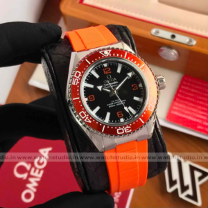 Omega Seamaster Planet Ocean
600M Co-Axial Master Chronometer Black Dial Orange Strap 42mm Automatic Men’s Watch