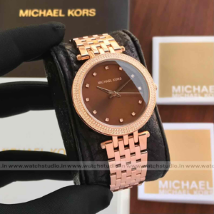 Michael Kors Darci Brown Dial Rose Gold Tone steel strap MK3217 Women's watch