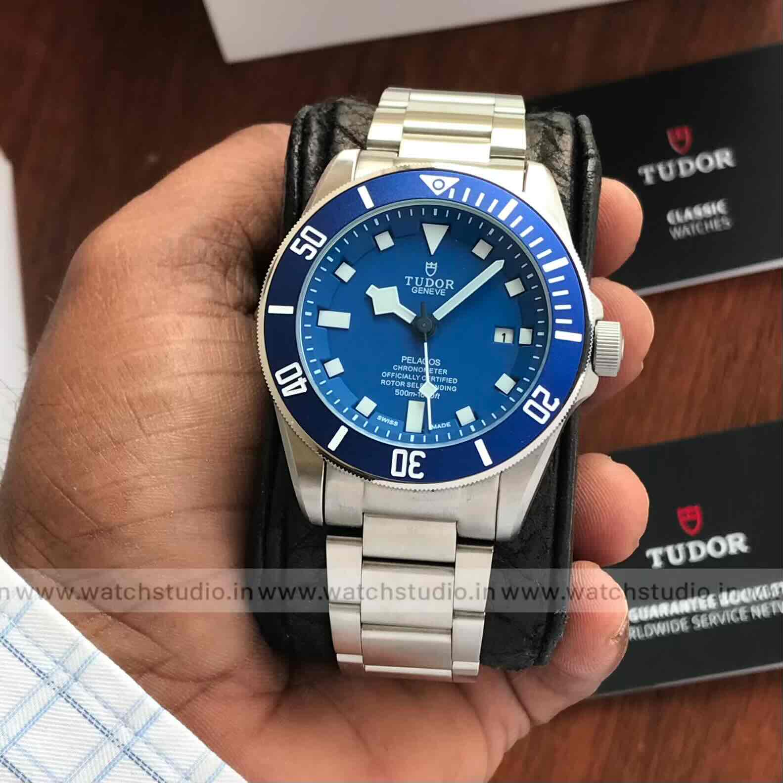 Tudor Pelagos Japanese Automatic Blue Dial Men’s Watch - Image 4