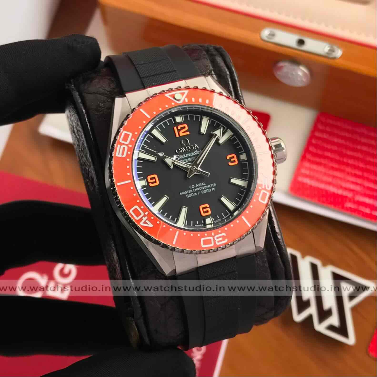Omega Seamaster Planet Ocean
600M Co-Axial Master Chronometer Black Dial Black Strap 42mm Automatic Men’s Watch