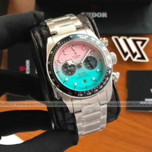 Tudor Black Bay Blaken Flamingo Tiffany Blue & Pink Dial Automatic Men’s Watch
