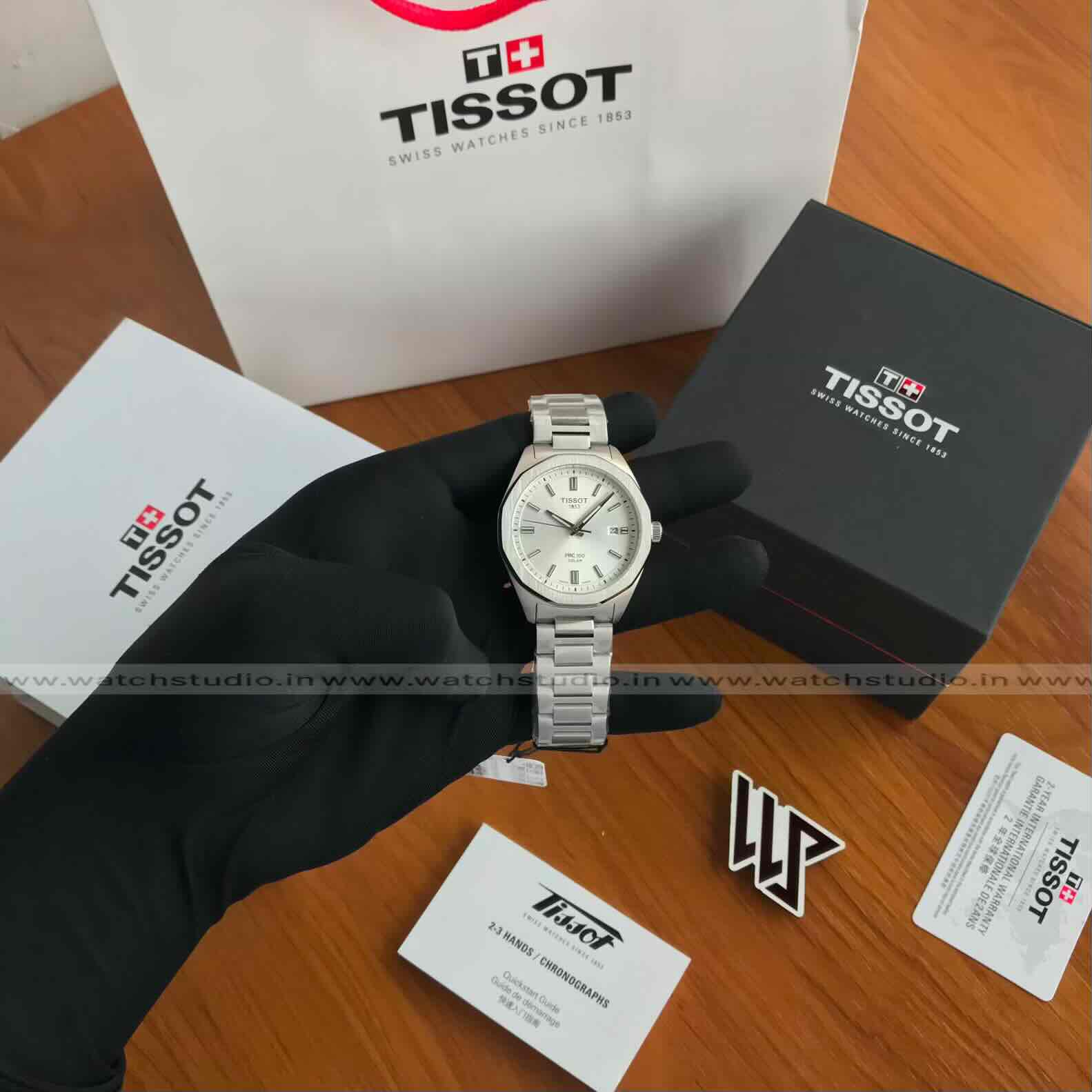 Tissot PRC 100 Solar Silver Dial 40mm Automatic Men’s Watch - Image 8