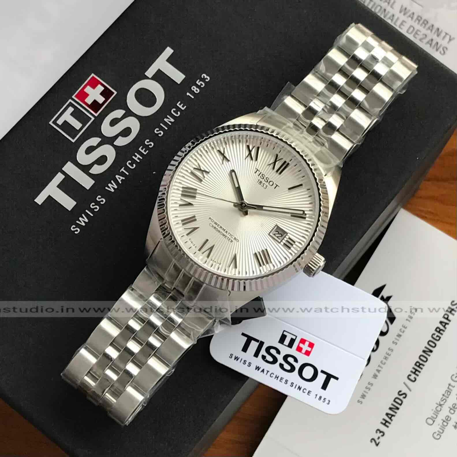 Tissot Ballade Silver Dial 40mm Automatic Men’s Watch - Image 3