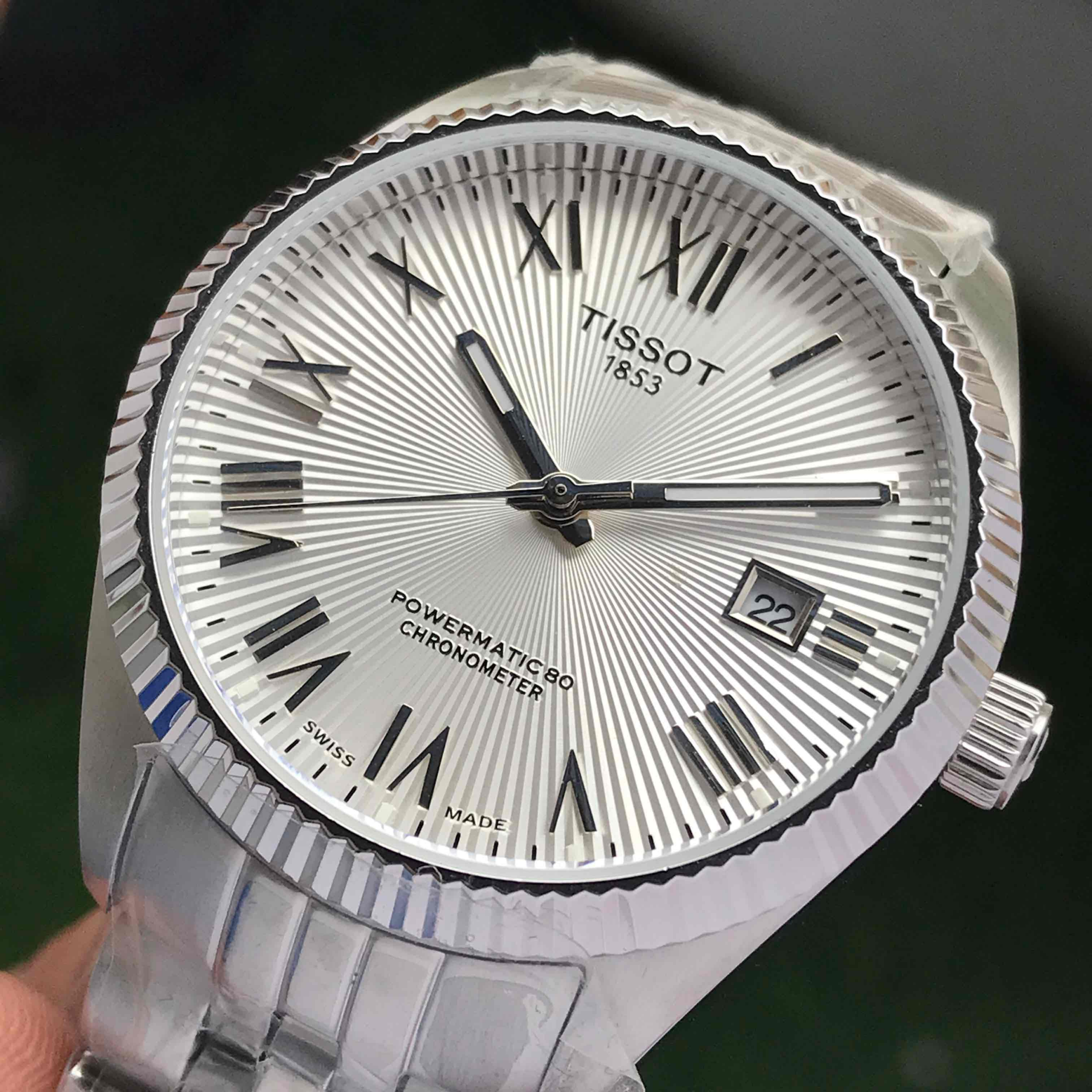 Tissot Ballade Silver Dial 40mm Automatic Men’s Watch - Image 5