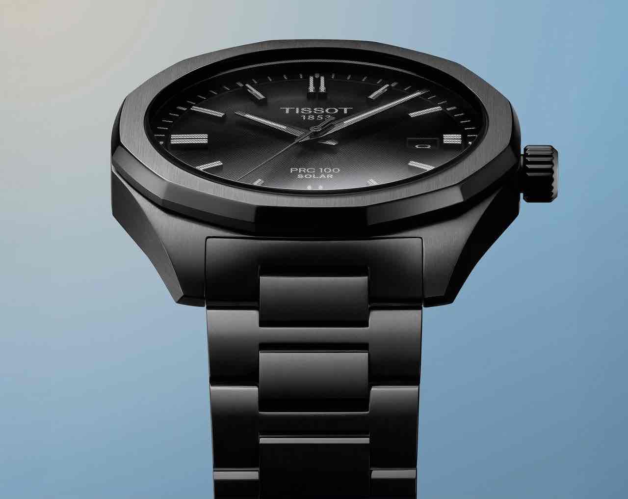Tissot PRC 100 Solar Black Dial 40mm Automatic Men’s Watch - Image 6