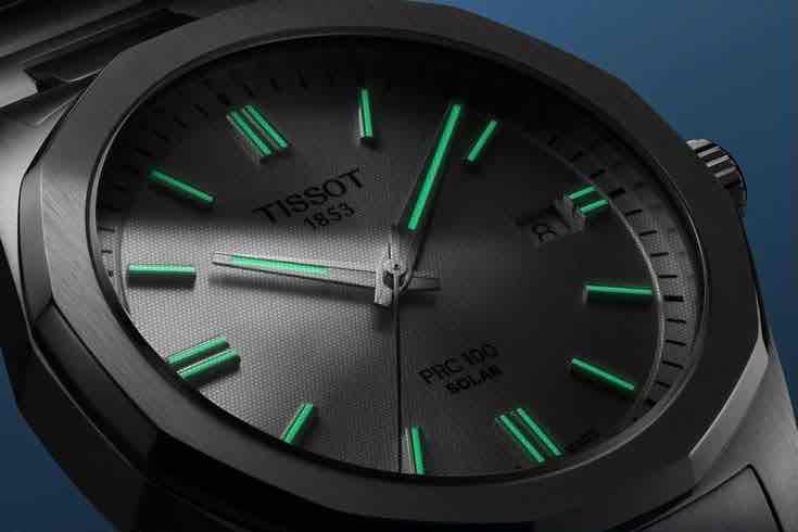 Tissot PRC 100 Solar Black Dial 40mm Automatic Men’s Watch - Image 5
