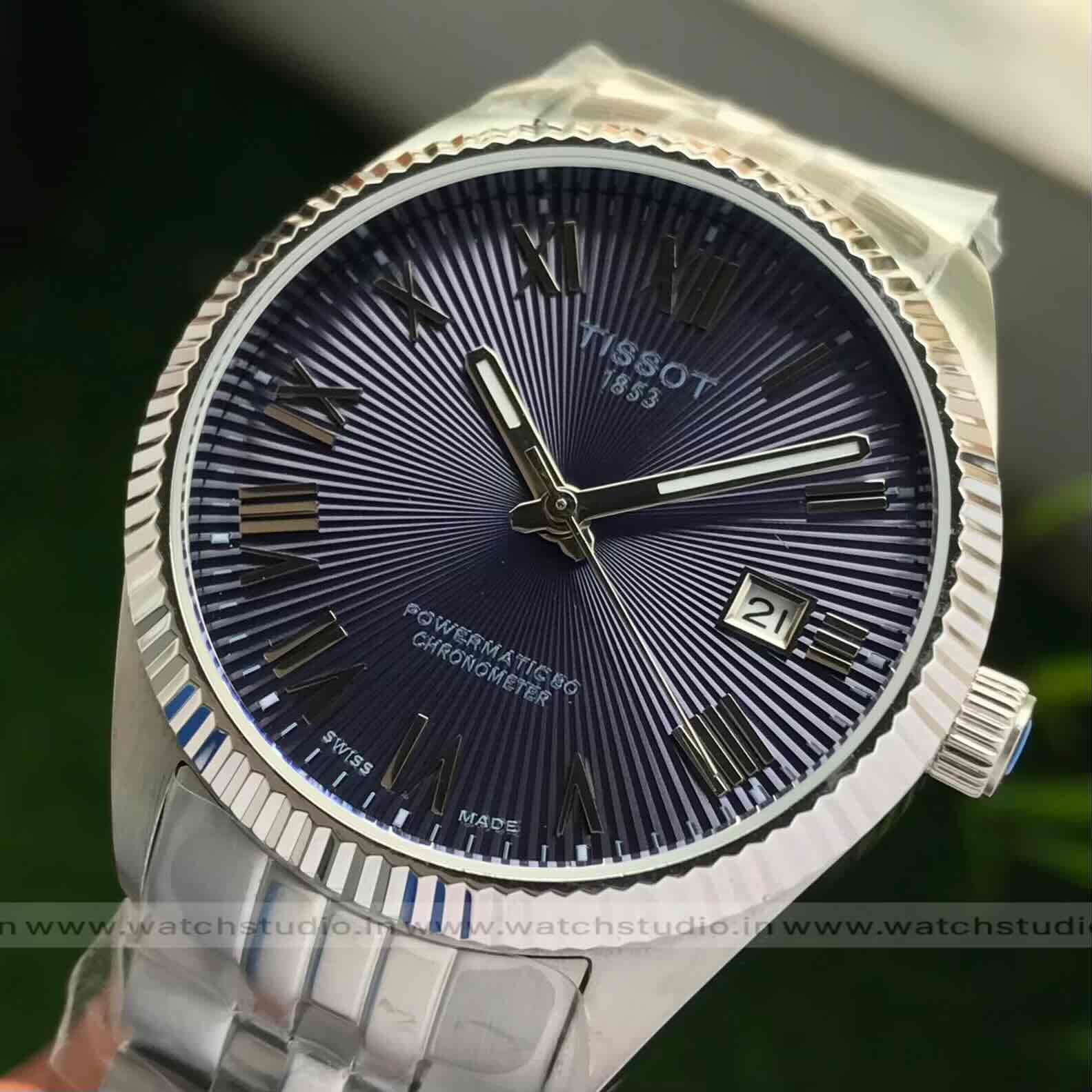 Tissot Ballade Purple Dial 40mm Automatic Men’s Watch - Image 4