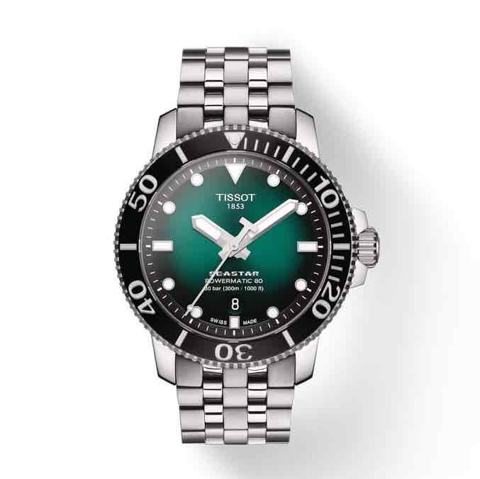 Tissot Seastar 1000 Powermatic 80 Green Dial 43mm Automatic Men’s Watch - Image 2