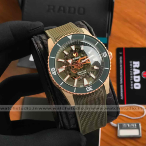 Rado Captain Cook High-Tech Skeleton Automatic Rubber Strap Men’s Watch