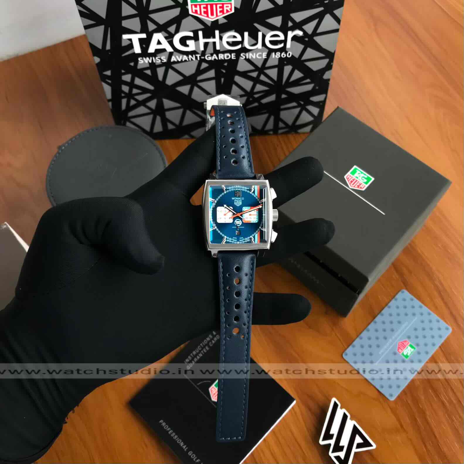 Tag Heuer Monaco Chronograph x Gulf limited Edition Automatic - Image 11