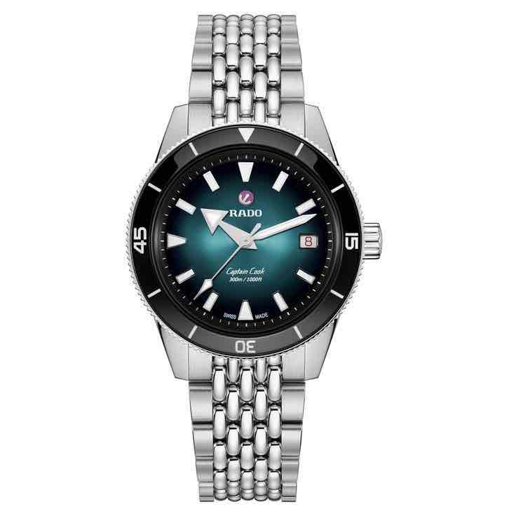Rado Captain Cook Turquoise Blue Dial 40 mm Automatic Men’s Watch - Image 2