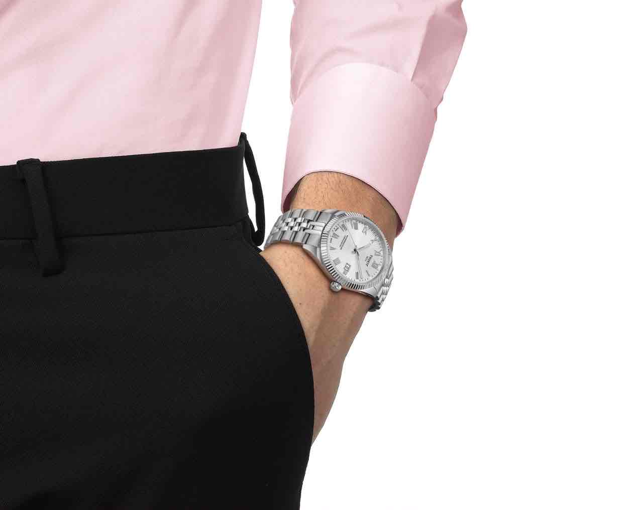Tissot Ballade Silver Dial 40mm Automatic Men’s Watch - Image 6