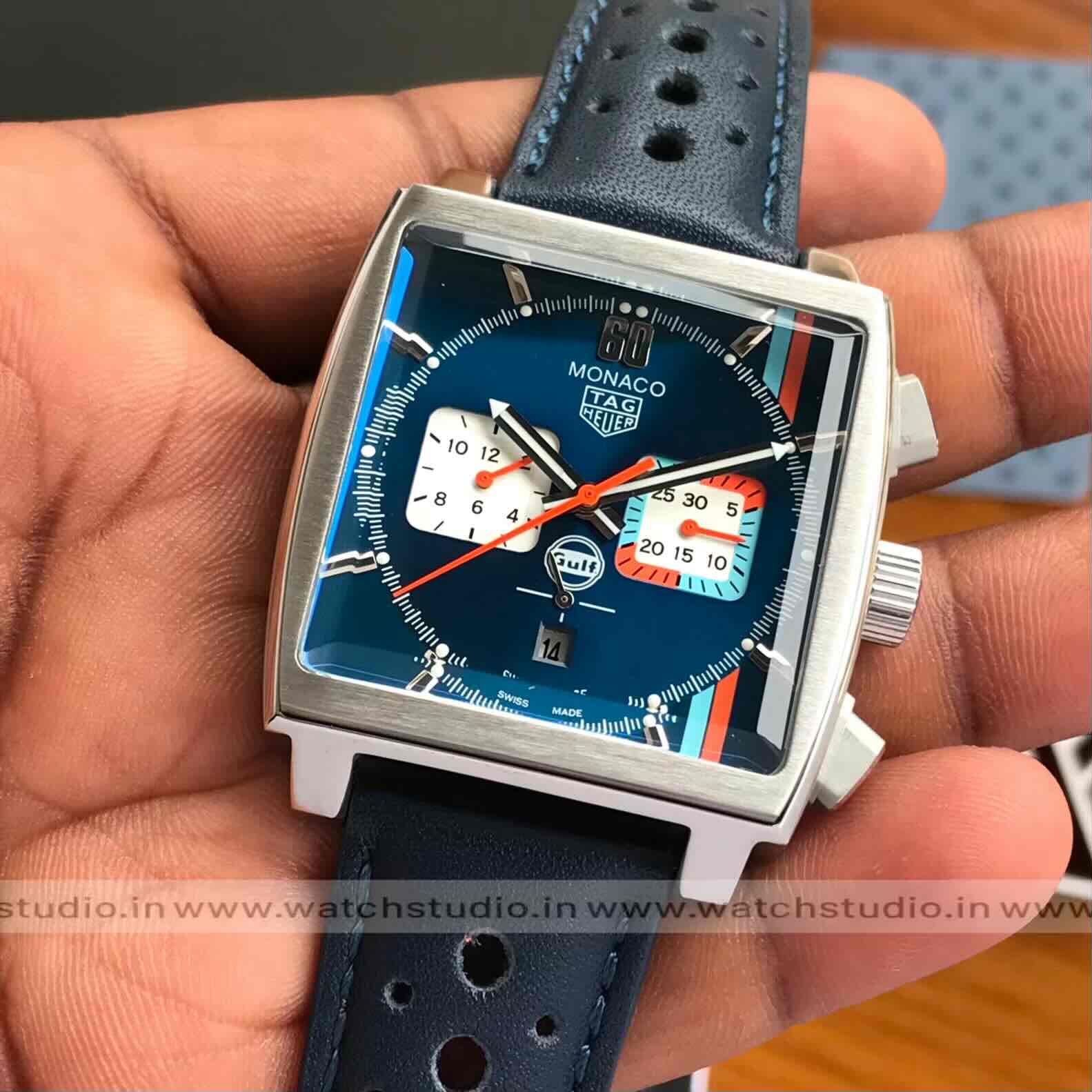 Tag Heuer Monaco Chronograph x Gulf limited Edition Automatic - Image 6