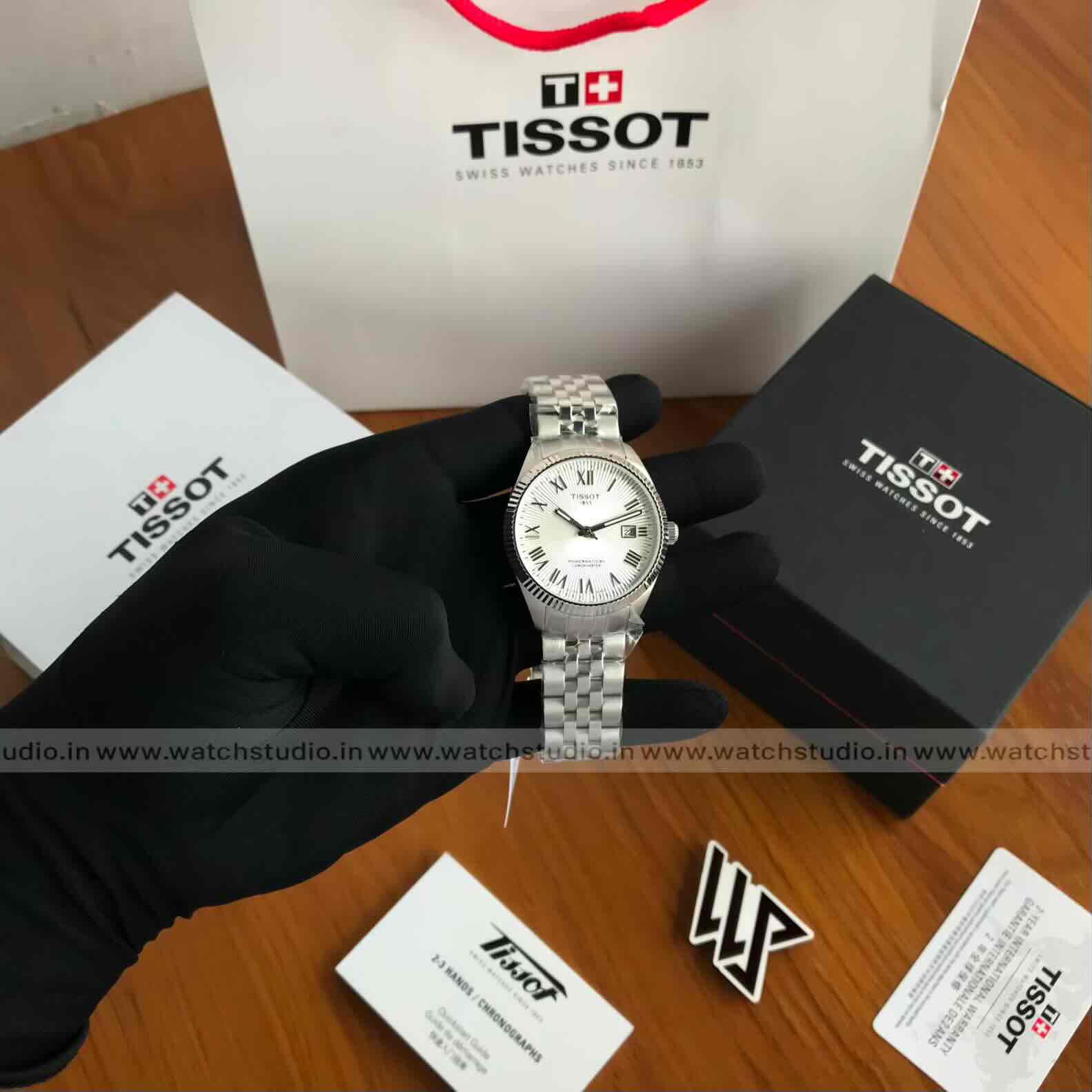 Tissot Ballade Silver Dial 40mm Automatic Men’s Watch - Image 9