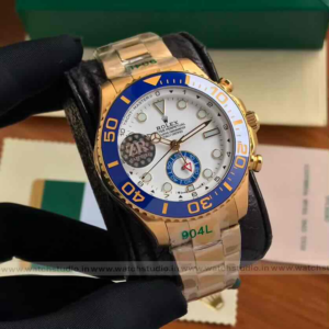 Rolex Oyster Perpetual Yacht-Master II Automatic White Dial Gold Men’s Watch