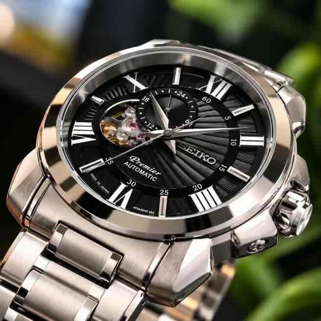 Seiko Premier Automatic Black Dial 40 mm Men’s Watch Seiko Premier Automatic Black Dial 40 mm Men’s Watch - Image 4