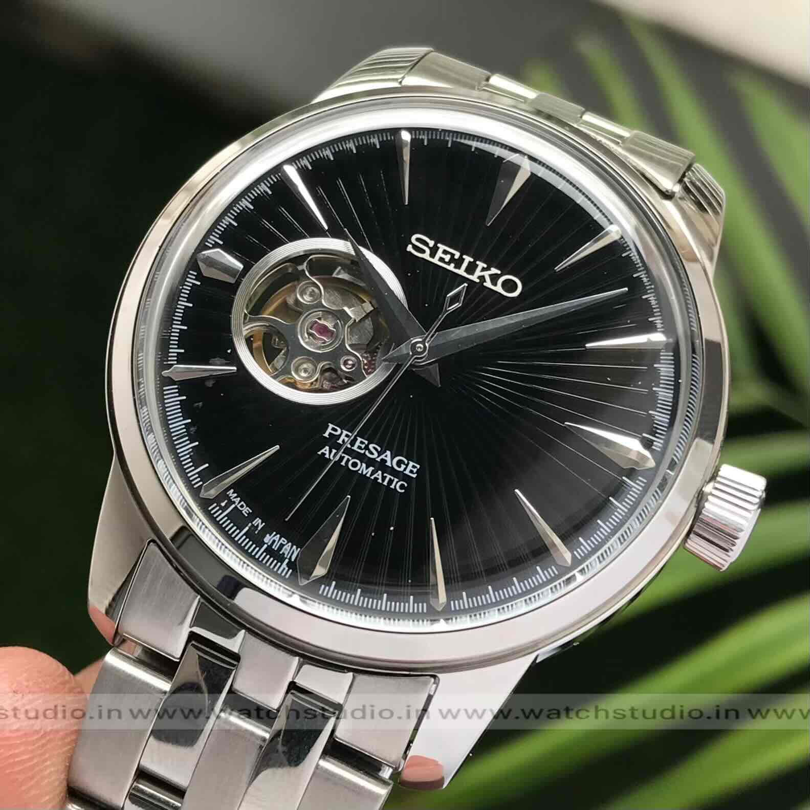 Seiko Presage Cocktail Time Black Dial 40 mm Automatic Men’s Watch Seiko Presage Cocktail Time Black Dial 40 mm Automatic Men’s Watch - Image 4