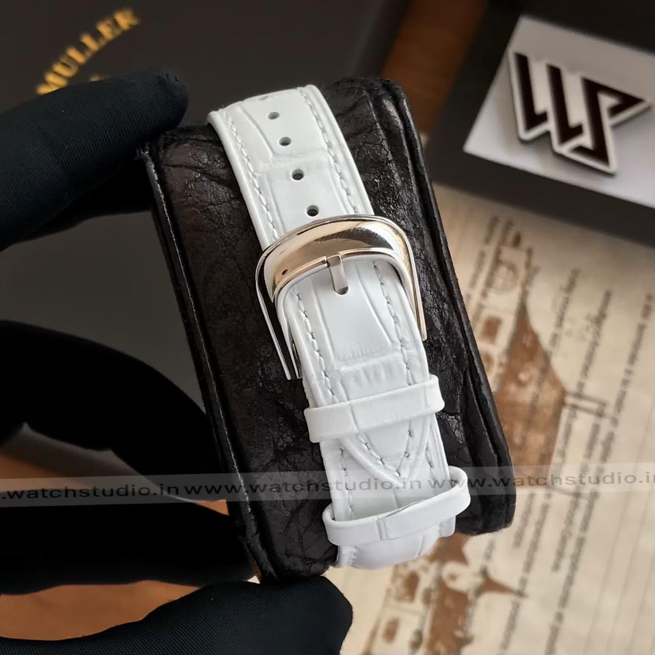 Franck Muller Cintrée Curvex Crazy Hours Color White Dial Automatic Men’s Watch Franck Muller Cintrée Curvex Crazy Hours Color White Dial Automatic Men’s Watch - Image 4