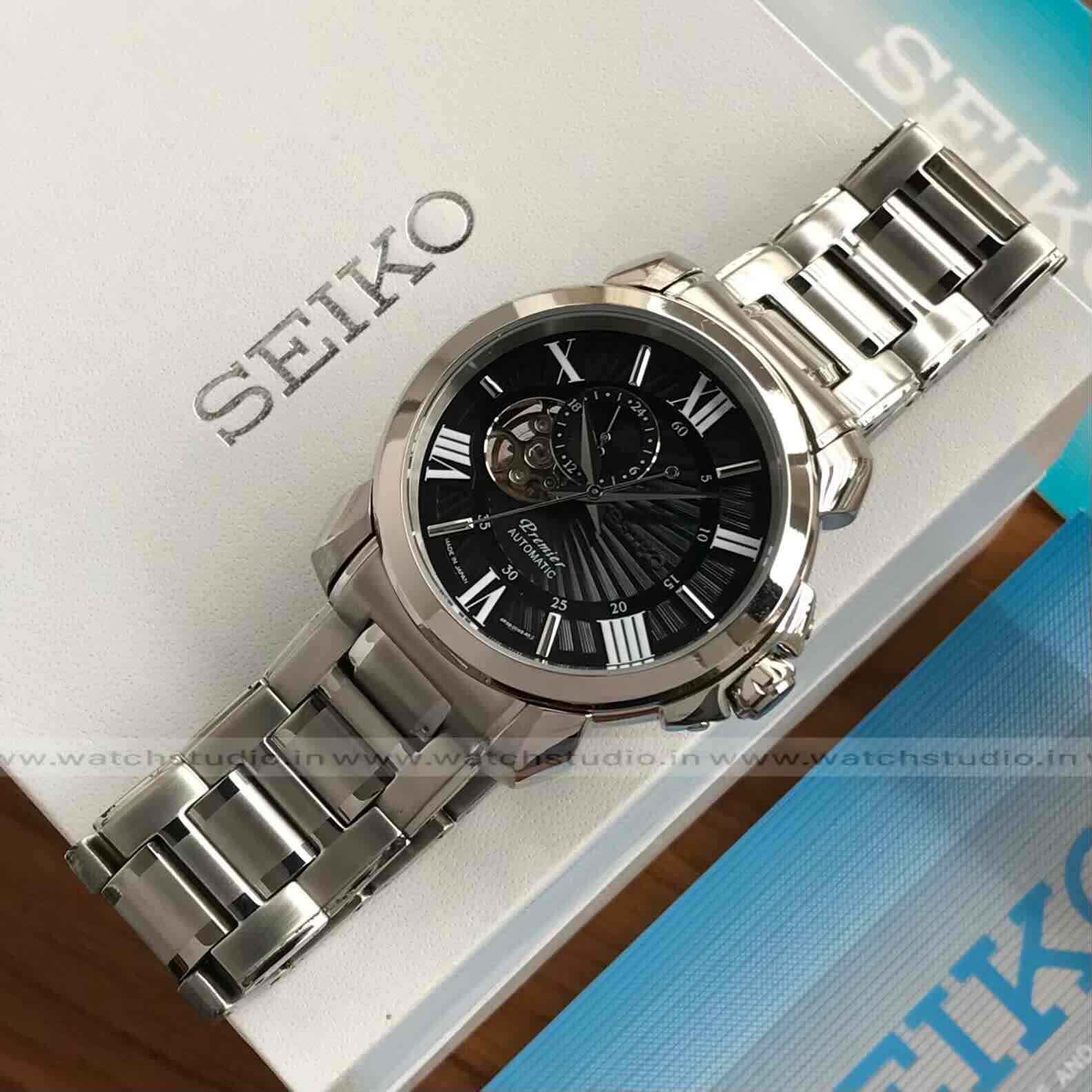 Seiko Premier Automatic Black Dial 40 mm Men’s Watch Seiko Premier Automatic Black Dial 40 mm Men’s Watch - Image 5
