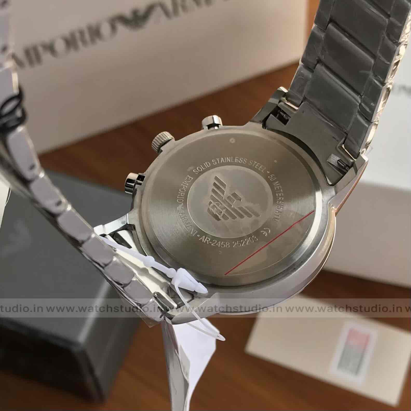 Emporio Armani Renato Chronograph White Dial 40mm Quartz Men’s Watch Emporio Armani Renato Chronograph White Dial 40mm Quartz Men’s Watch - Image 7