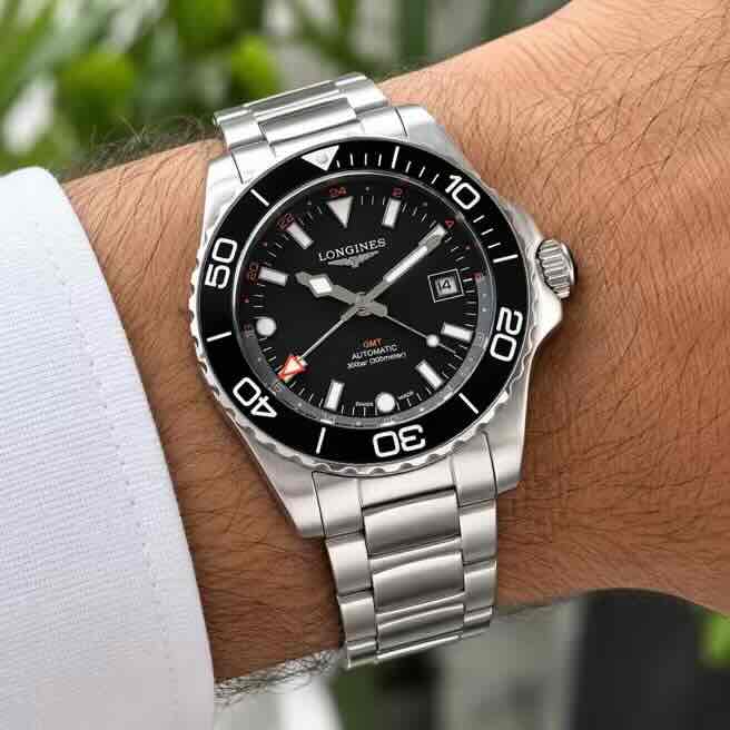 Longines HydroConquest GMT Black Dial 40mm Automatic Men’s Watch Longines HydroConquest GMT Black Dial 40mm Automatic Men’s Watch - Image 7
