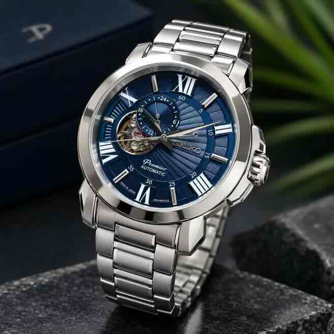 Seiko Premier Automatic Blue Dial 40 mm Men’s Watch Seiko Premier Automatic Blue Dial 40 mm Men’s Watch - Image 5