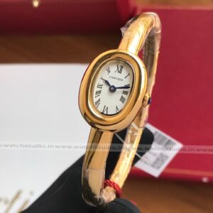 Cartier Baignoire Bangle White
Dial Golden finish,Timeless Luxury & Elegance Women’s Watch