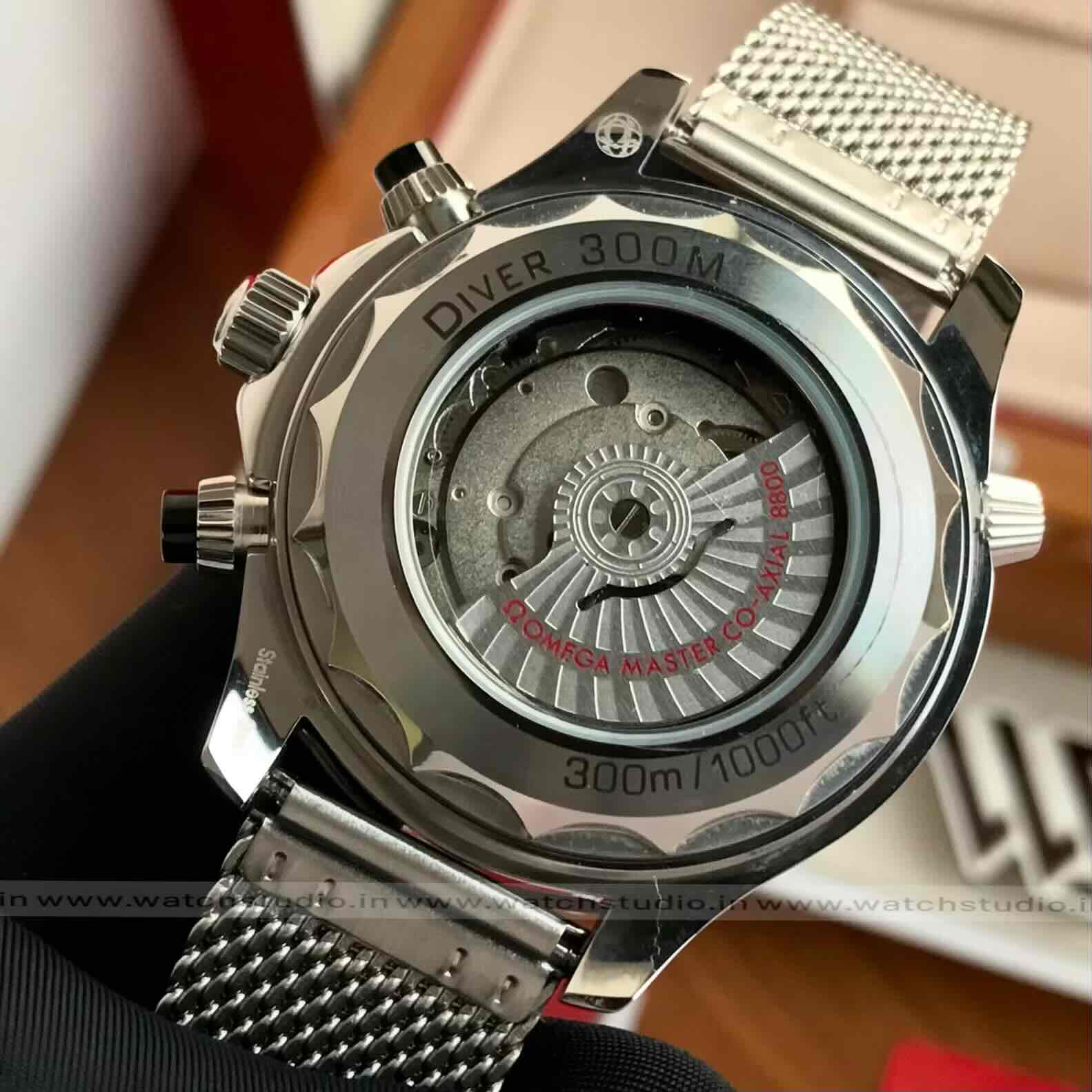 Omega Seamaster Diver 300M Chronograph’ 007 First Light Black Dial Automatic Men’s Watch Omega Seamaster Diver 300M Chronograph’ 007 First Light Black Dial Automatic Men’s Watch - Image 7