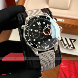 Home Omega Seamaster Diver 300M Chronograph’ 007 First Light Black Dial Automatic Men’s Watch