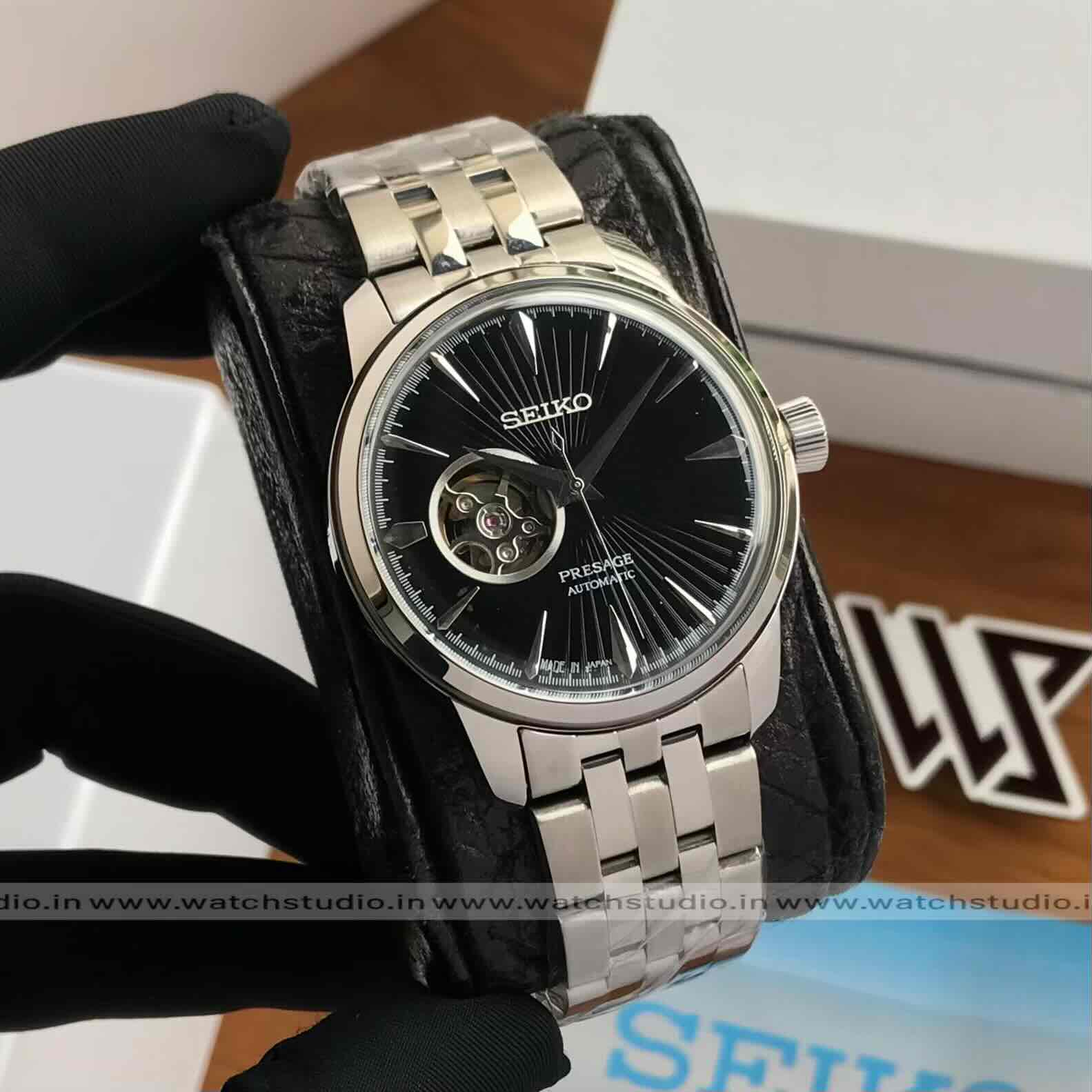 Seiko Presage Cocktail Time Black Dial 40 mm Automatic Men’s Watch Seiko Presage Cocktail Time Black Dial 40 mm Automatic Men’s Watch