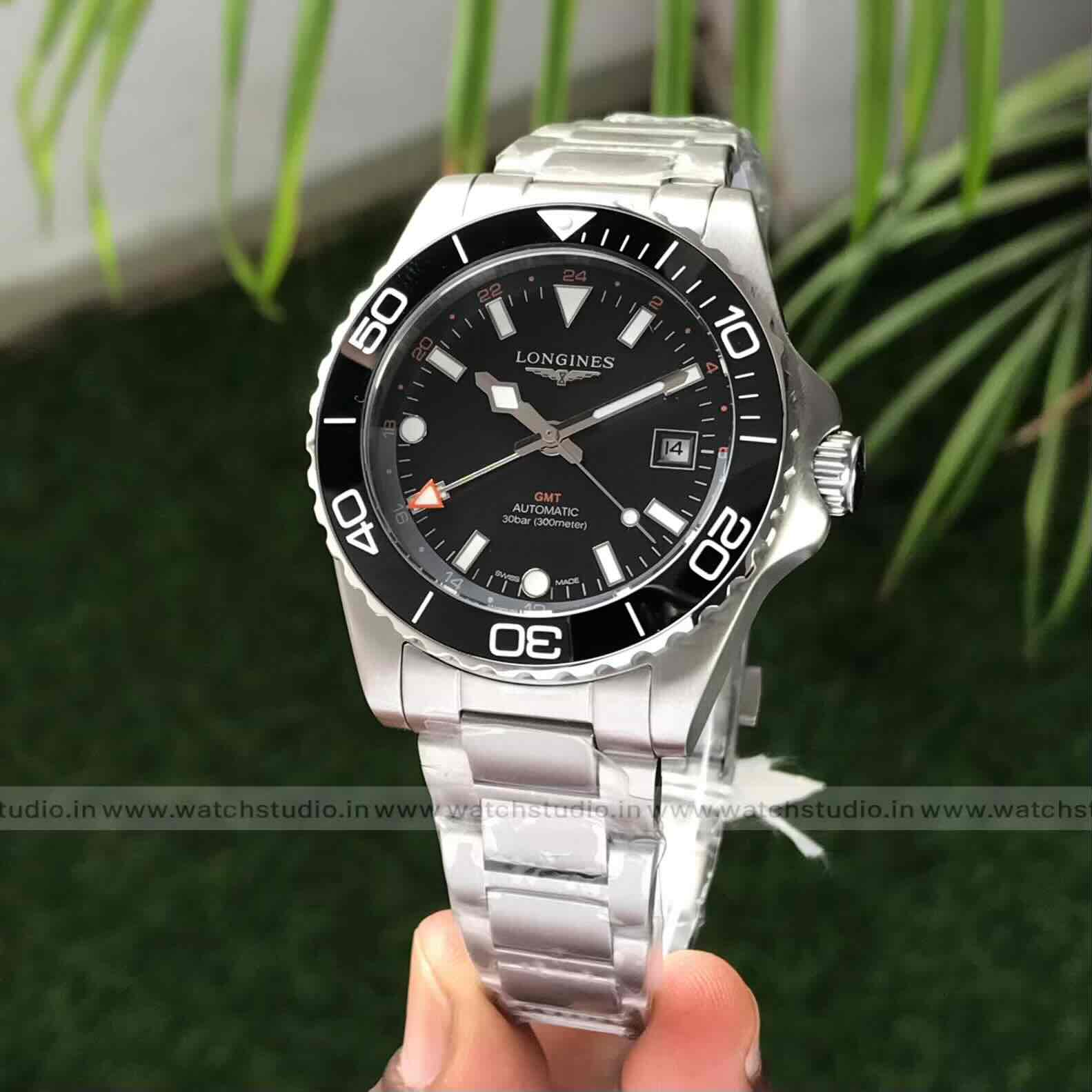 Longines HydroConquest GMT Black Dial 40mm Automatic Men’s Watch Longines HydroConquest GMT Black Dial 40mm Automatic Men’s Watch - Image 5