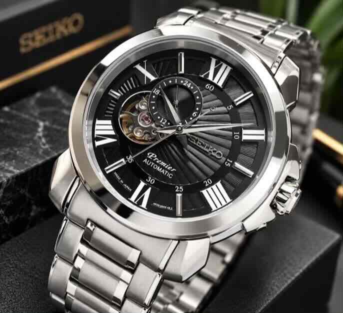 Seiko Premier Automatic Black Dial 40 mm Men’s Watch Seiko Premier Automatic Black Dial 40 mm Men’s Watch - Image 6