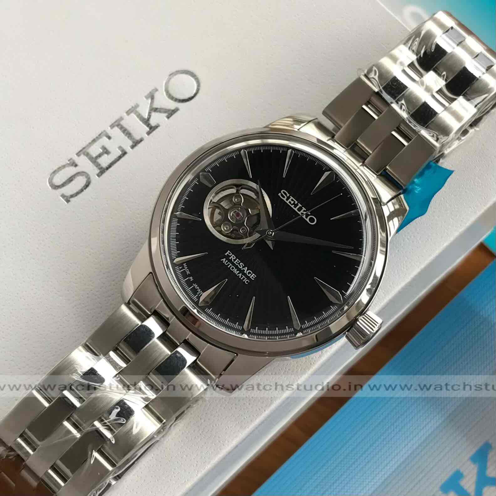 Seiko Presage Cocktail Time Black Dial 40 mm Automatic Men’s Watch Seiko Presage Cocktail Time Black Dial 40 mm Automatic Men’s Watch - Image 3