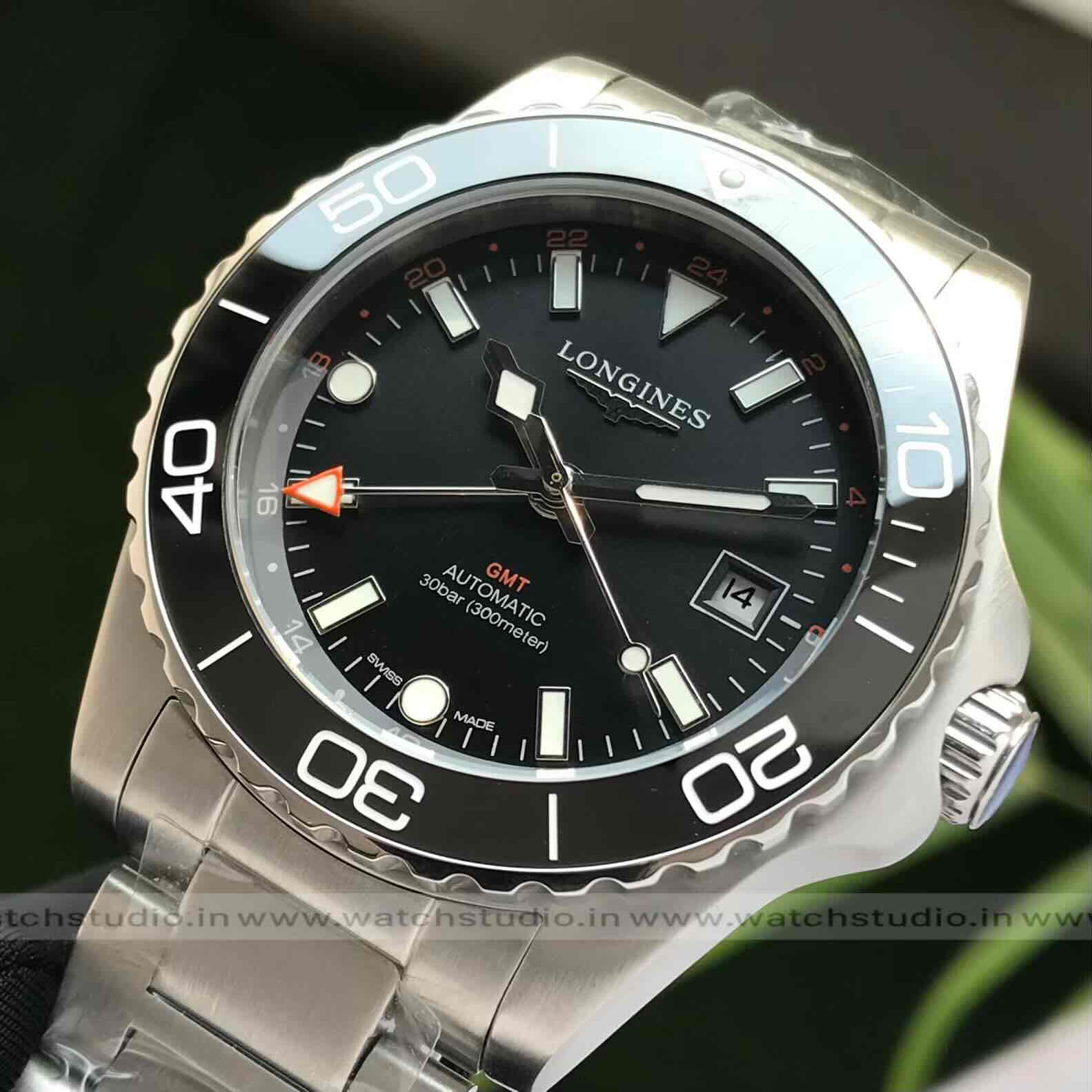 Longines HydroConquest GMT Black Dial 40mm Automatic Men’s Watch Longines HydroConquest GMT Black Dial 40mm Automatic Men’s Watch - Image 3