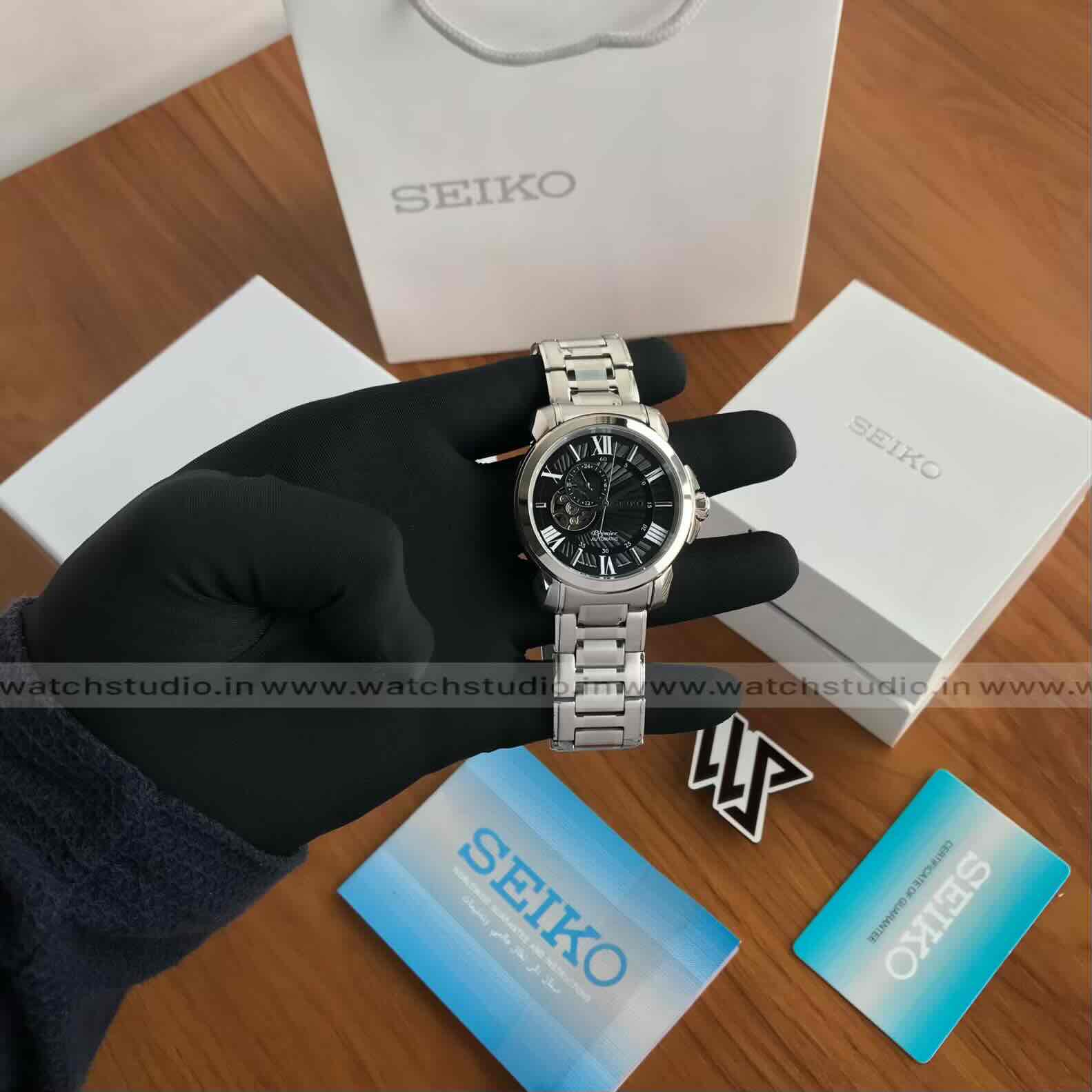 Seiko Premier Automatic Black Dial 40 mm Men’s Watch Seiko Premier Automatic Black Dial 40 mm Men’s Watch - Image 11