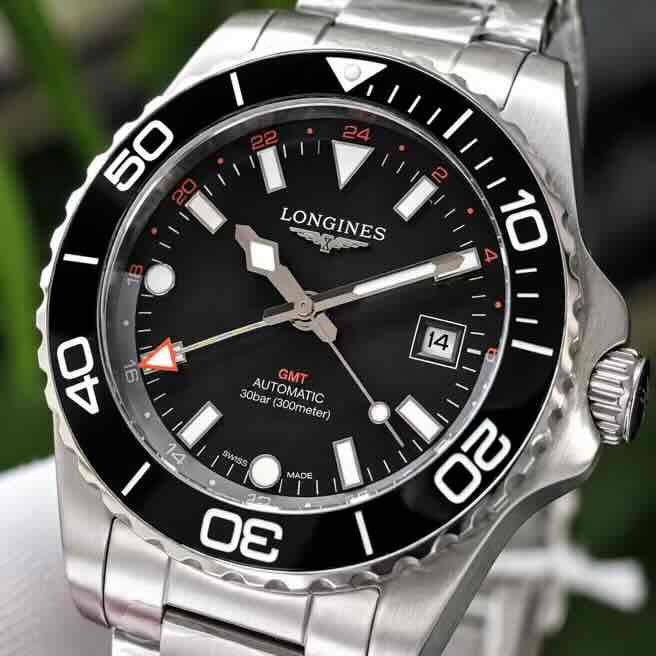 Longines HydroConquest GMT Black Dial 40mm Automatic Men’s Watch Longines HydroConquest GMT Black Dial 40mm Automatic Men’s Watch - Image 4