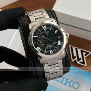 Home Seiko Premier Automatic Black Dial 40 mm Men’s Watch