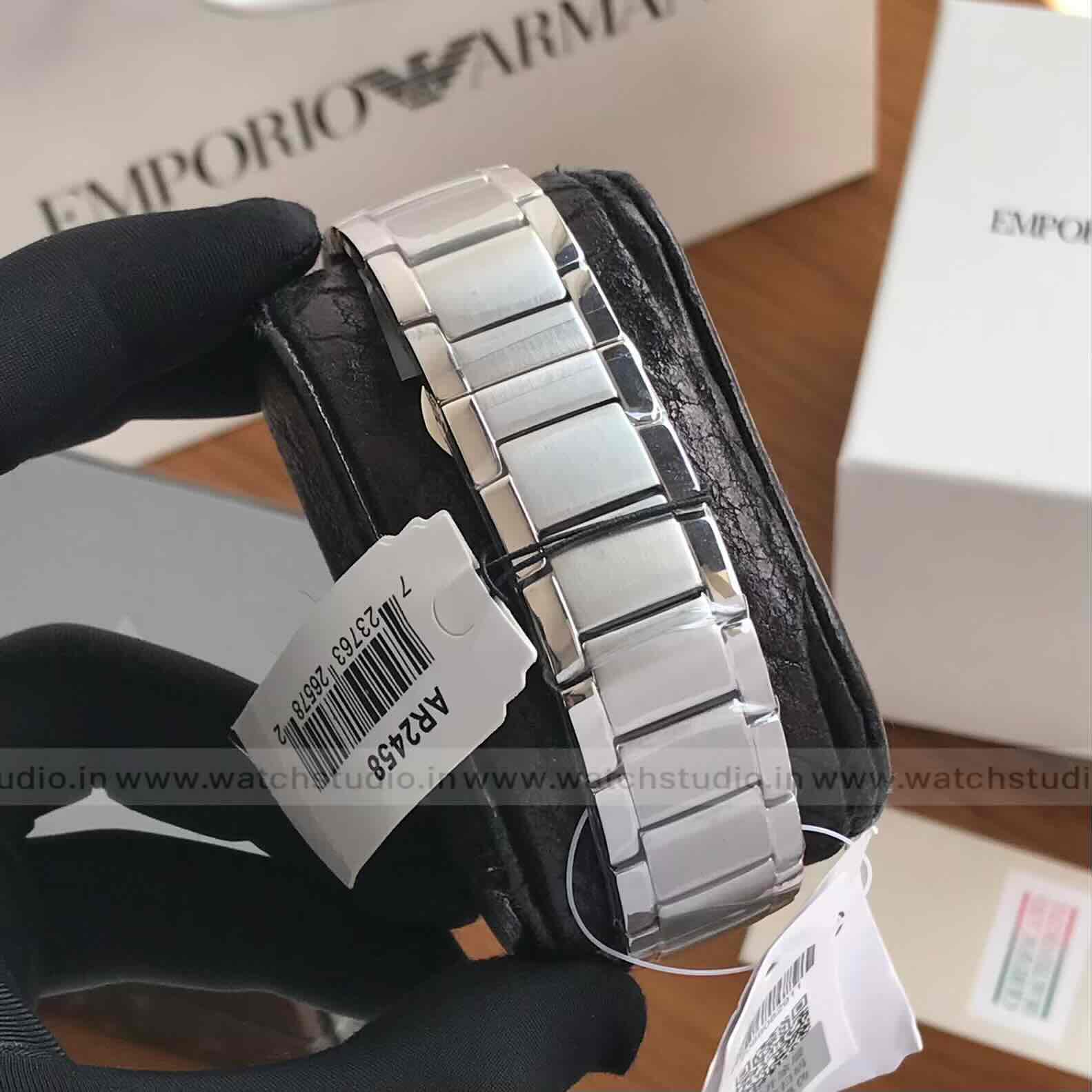 Emporio Armani Renato Chronograph White Dial 40mm Quartz Men’s Watch Emporio Armani Renato Chronograph White Dial 40mm Quartz Men’s Watch - Image 8
