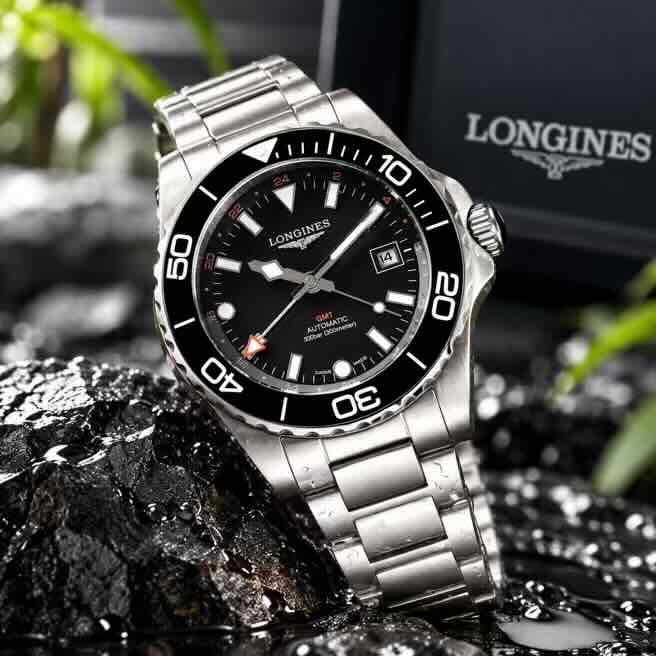 Longines HydroConquest GMT Black Dial 40mm Automatic Men’s Watch Longines HydroConquest GMT Black Dial 40mm Automatic Men’s Watch - Image 2