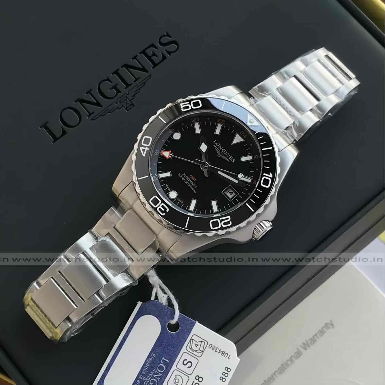 Longines HydroConquest GMT Black Dial 40mm Automatic Men’s Watch Longines HydroConquest GMT Black Dial 40mm Automatic Men’s Watch - Image 6