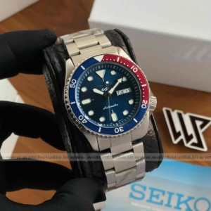 Seiko 5 Sports Pepsi Red & Blue Bezel Dial 40 mm Automatic Men’s Watch